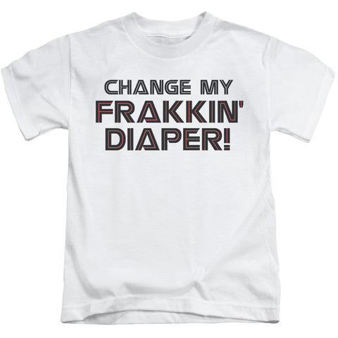 Battlestar Galactica (new)/frakkin Diaper-s/s Juvenile 18/1-white-sm(4)