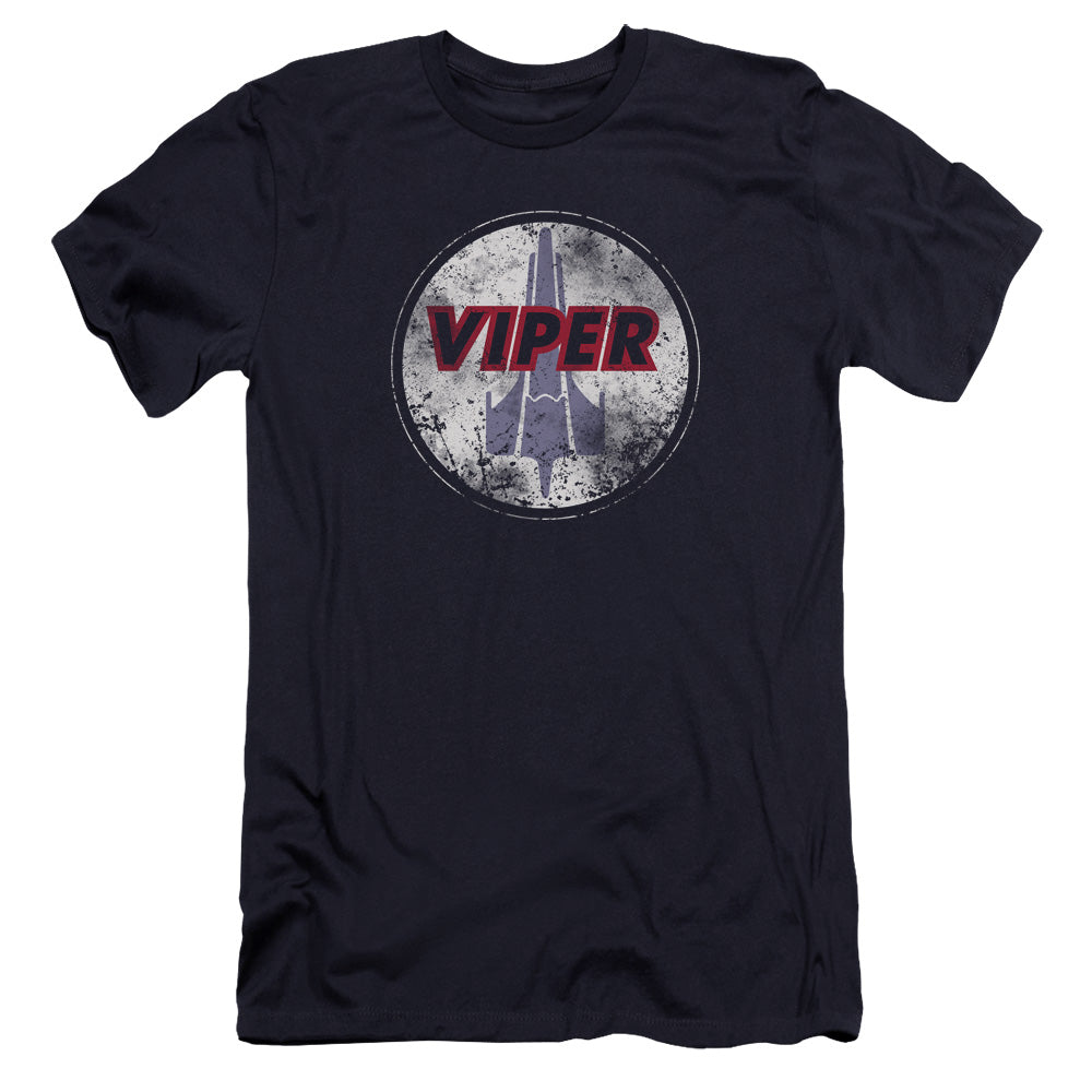 Bsg/war Torn Viper Logo-premuim Canvas Adult Slim Fit 30/1-navy
