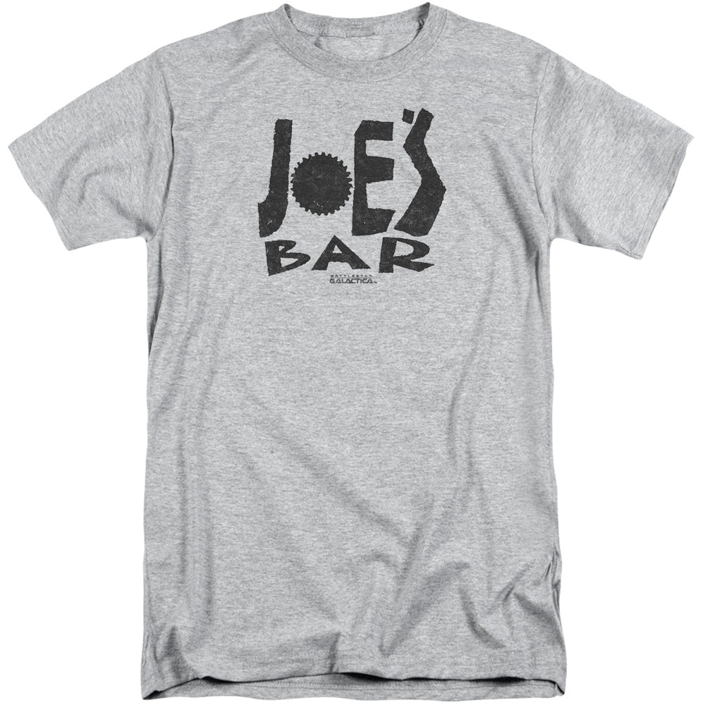 Bsg/joes Bar Logo-s/s Adult Tall 18/1-athletic Heather