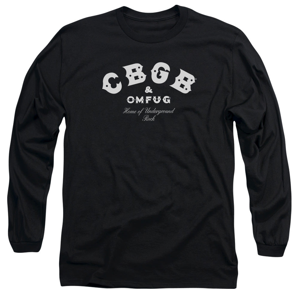 Cbgb/classic Logo-l/s Adult 18/1-black