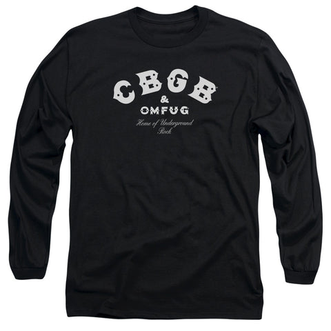 Cbgb/classic Logo-l/s Adult 18/1-black