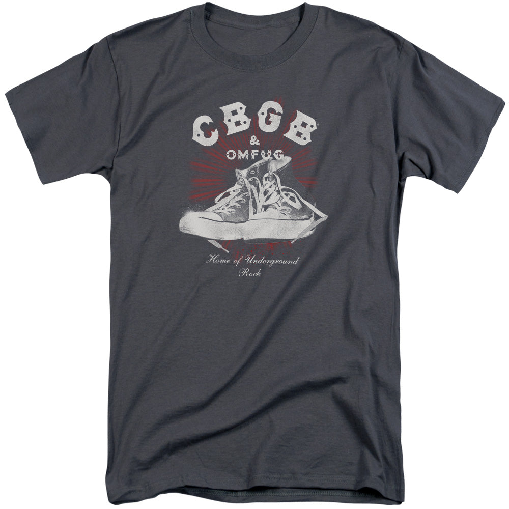 Cbgb/high Tops-s/s Adult Tall-charcoal