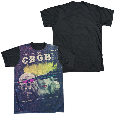 Cbgb/torn-s/s Adult White Front Black Back  -white