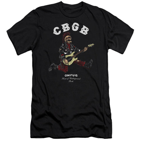 Cbgb/skull Jump-s/s Adult 30/1-black