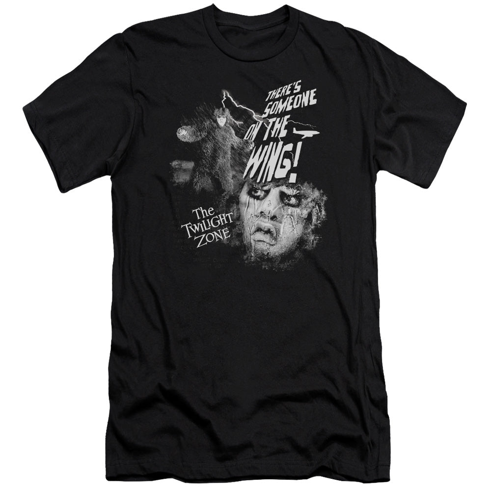 Twilight Zone/someone On The Wing-premuim Canvas Adult Slim Fit 30/1-black