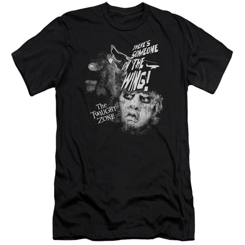 Twilight Zone/someone On The Wing-premuim Canvas Adult Slim Fit 30/1-black