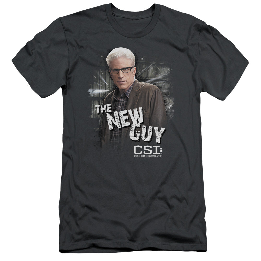 Csi/the New Guy - S/s Adult 30/1 - Charcoal