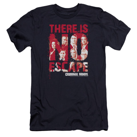 Criminal Minds/no Escape-premuim Canvas Adult Slim Fit 30/1-navy