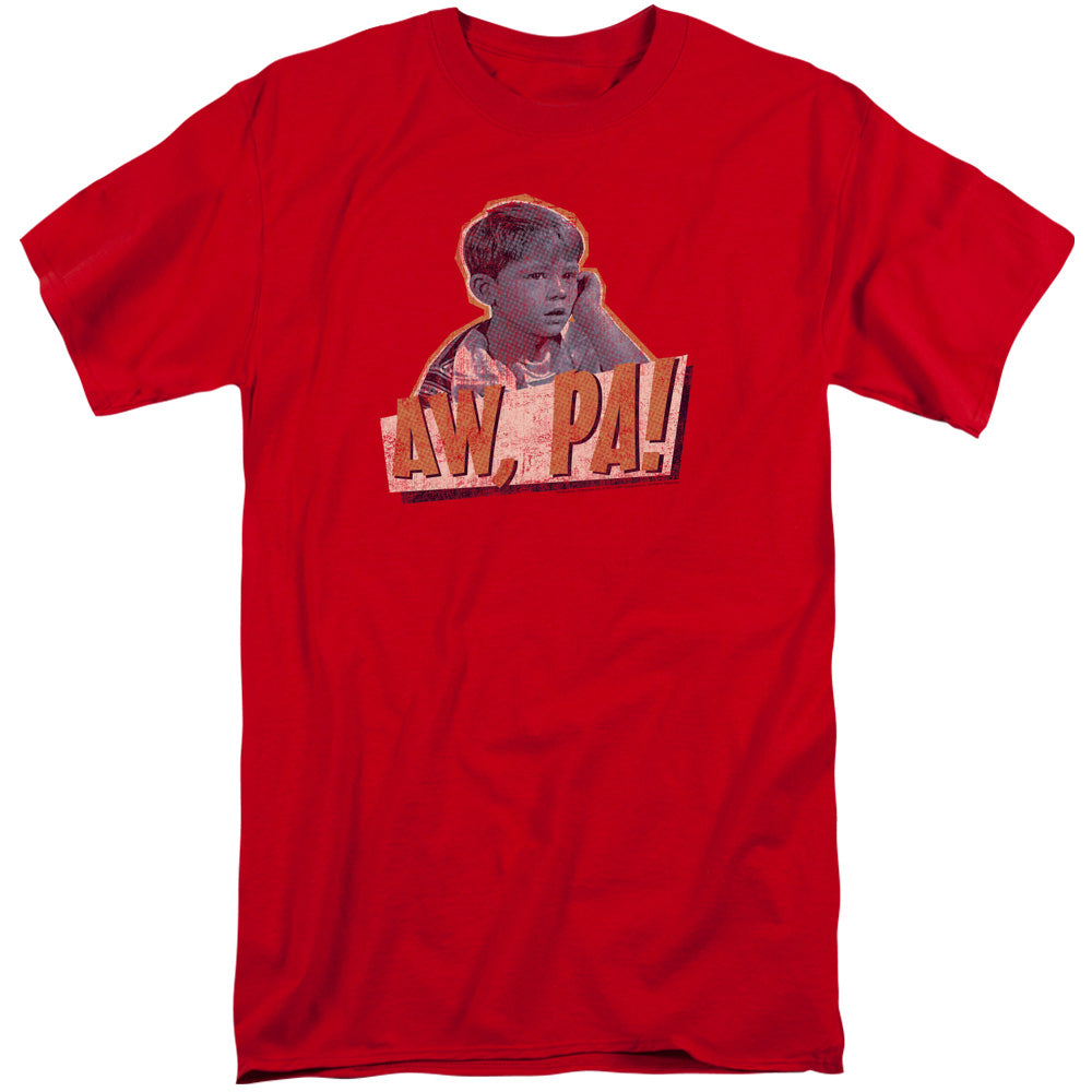 Andy Griffith/aw Pa-s/s Adult Tall-red