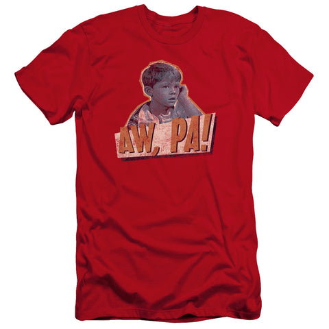 Andy Griffith/aw Pa-premuim Canvas Adult Slim Fit 30/1-red