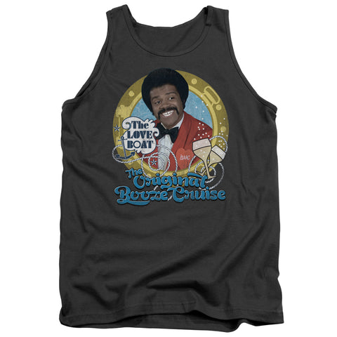Love Boat/original Booze Cruise - Adult Tank - Charcoal