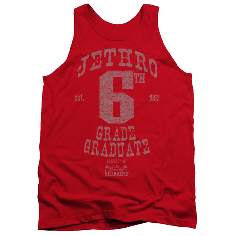 Beverly Hillbillies/mr 6th Grade Grad - Adult Tank - Red