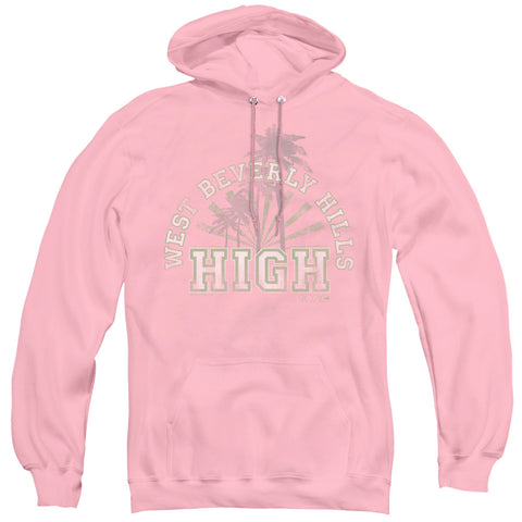 90210/west Beverly Hills High - Adult Pull-over Hoodie - Pink