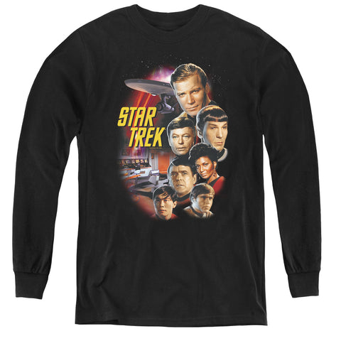 St Original/the Classic Crew - Youth Long Sleeve Tee - Black