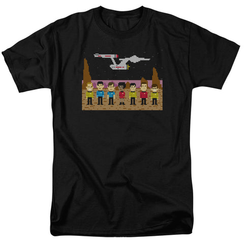 Star Trek/tos Trexel Crew - S/s Adult 18/1 - Black