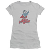 Juniors Sheer Cap Sleeve