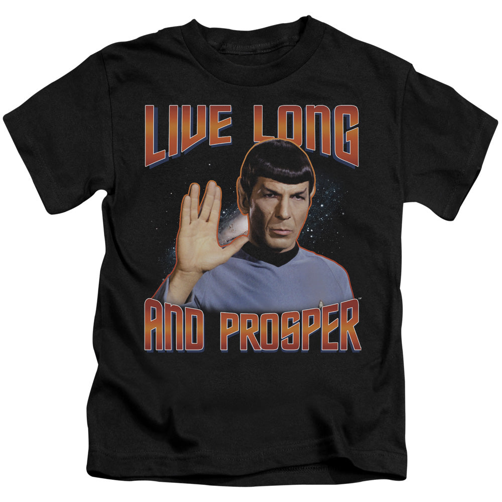 St Original/live Long And Prosper - S/s Juvenile 18/1 - Black