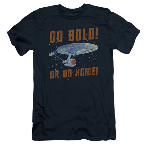 Star Trek/go Bold - S/s Adult 30/1 - Navy