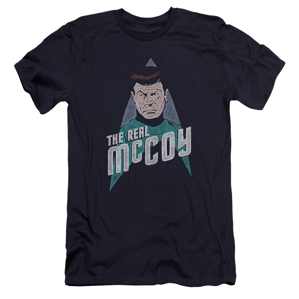 Star Trek/the Real Mccoy-premuim Canvas Adult Slim Fit 30/1-navy