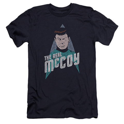 Star Trek/the Real Mccoy-premuim Canvas Adult Slim Fit 30/1-navy