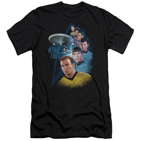 Star Trek/among The Stars - S/s Adult 30/1 - Black