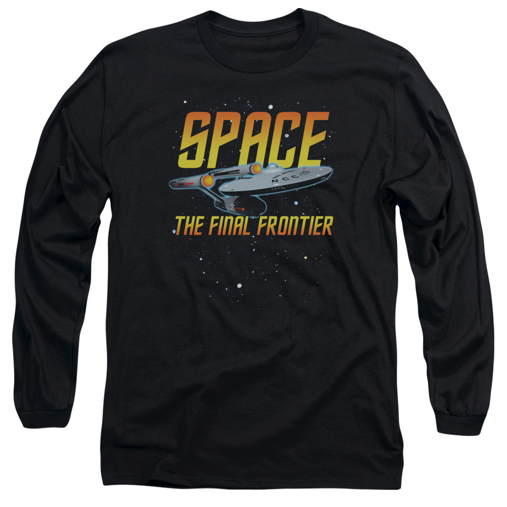 Star Trek/space - L/s Adult 18/1 - Black