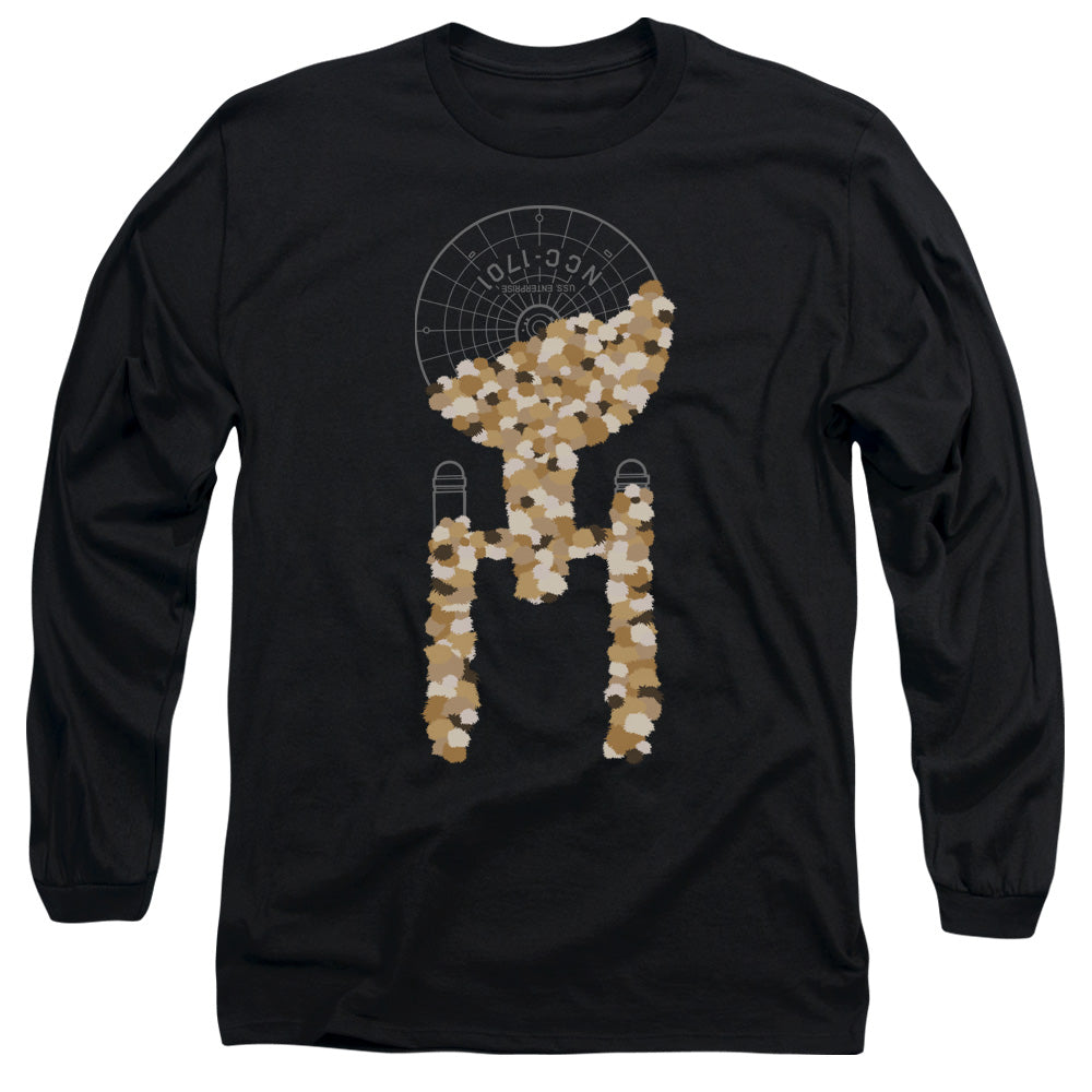 Star Trek/tribble Takeover - L/s Adult 18/1 - Black
