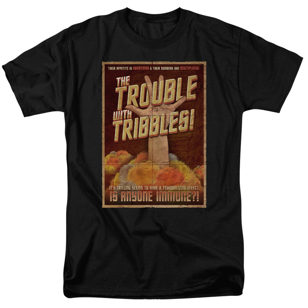 Star Trek/tribbles: The Movie - S/s Adult 18/1 - Black