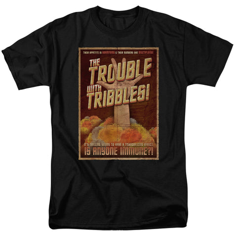 Star Trek/tribbles: The Movie - S/s Adult 18/1 - Black