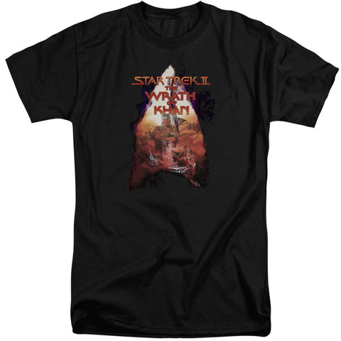 Star Trek/twok Poster-s/s Adult Tall-black