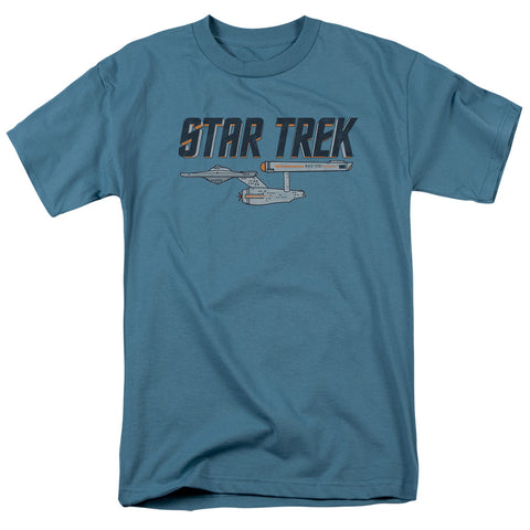 Star Trek/entreprise Logo-s/s Adult 18/1-slate