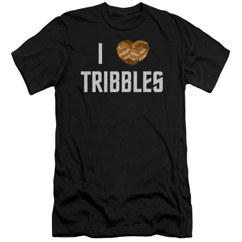 Star Trek/i Heart Tribbles - S/s Adult 30/1 - Black