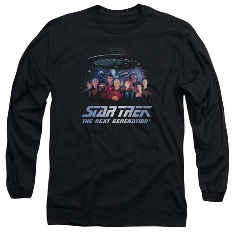 Star Trek/space Group - L/s Adult 18/1 - Black