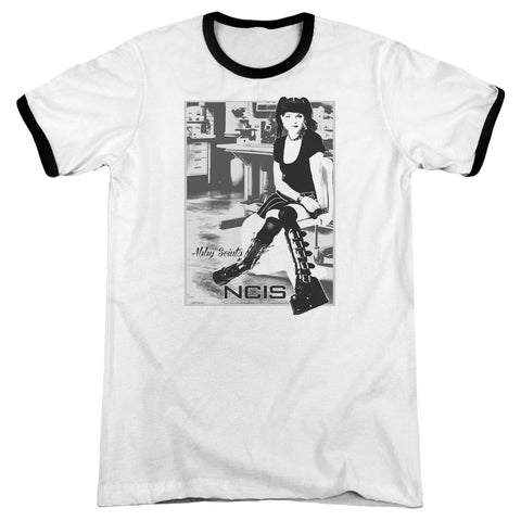 Ncis/relax - Adult Ringer - White/black