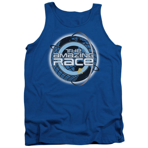 Amazing Race/around The Globe - Adult Tank - Royal Blue