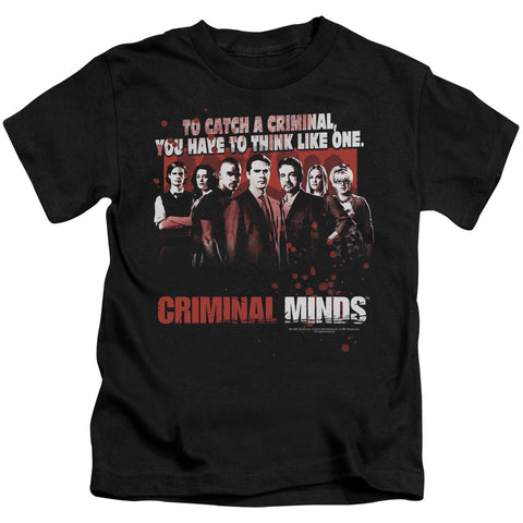 Criminal Minds/think Like One - S/s Juvenile 18/1 - Black