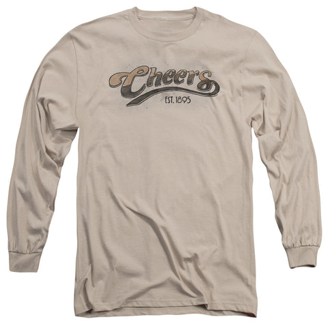 Cheers/watercolor Logo - L/s Adult 18/1 - Sand