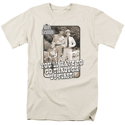 Andy Griffith/through Us - S/s Adult 18/1 - Cream