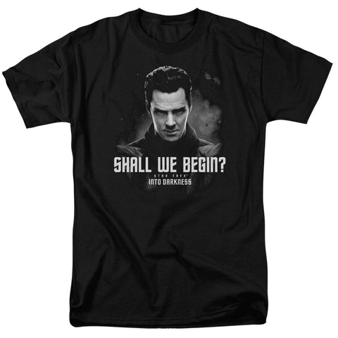 Star Trek/shall We Begin - S/s Adult 18/1 - Black