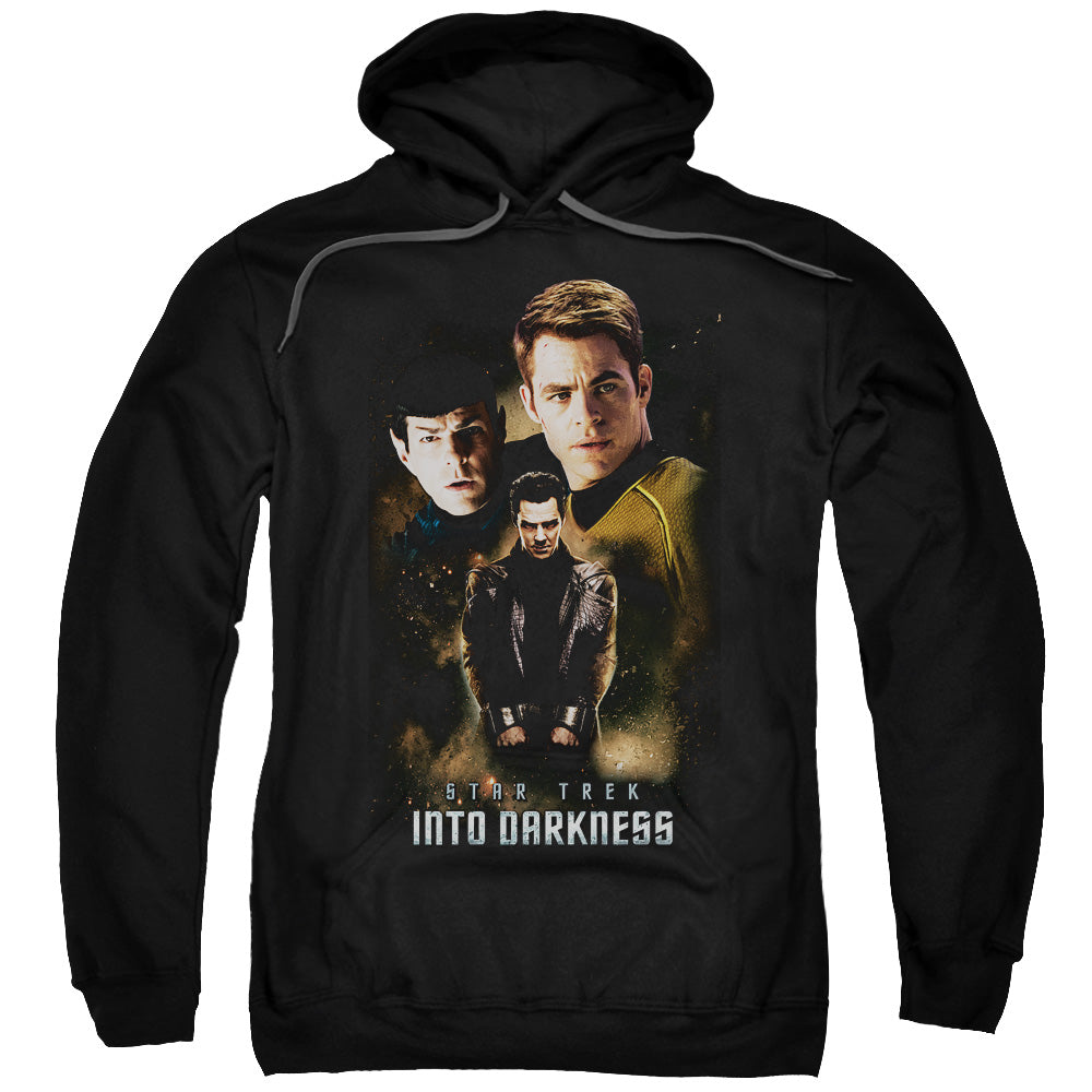 Star Trek/aftermath-adult Pull-over Hoodie-black
