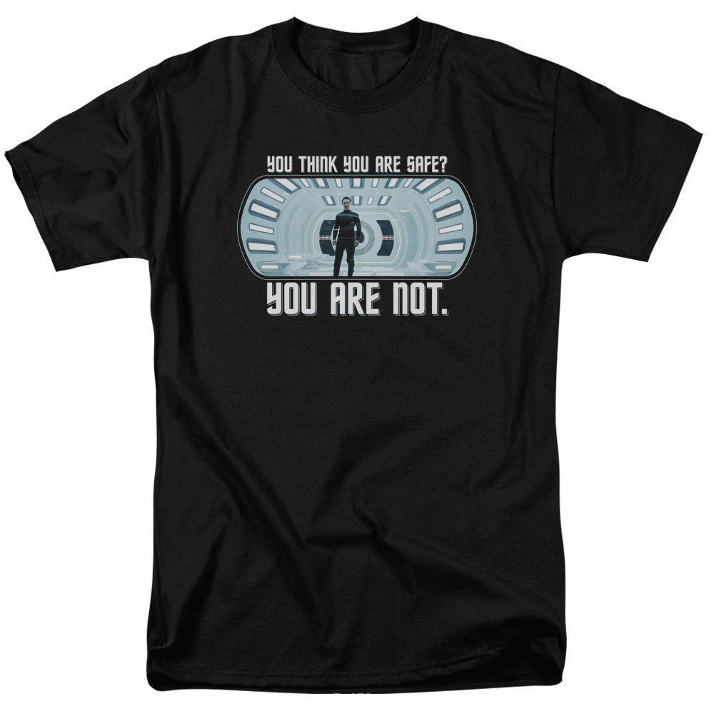 Star Trek/not Safe - S/s Adult 18/1 - Black