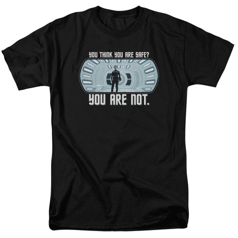Star Trek/not Safe - S/s Adult 18/1 - Black