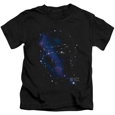 Star Trek/spock Constellations - S/s Juvenile 18/1 - Black