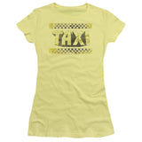Juniors Sheer Cap Sleeve