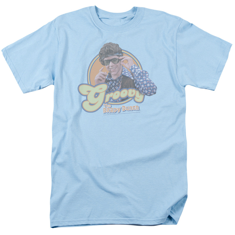 Brady Bunch/groovy Greg - S/s Adult 18/1 - Light Blue