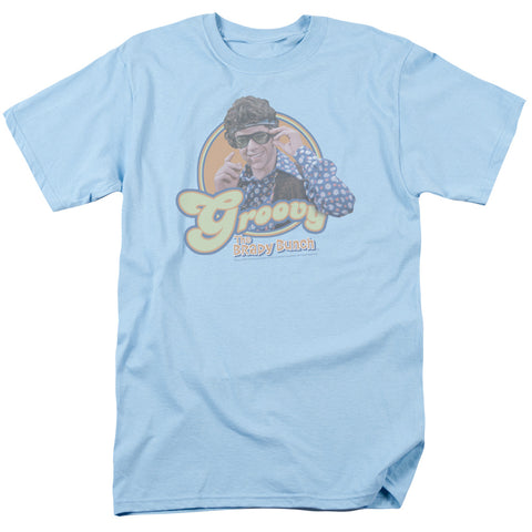 Brady Bunch/groovy Greg - S/s Adult 18/1 - Light Blue