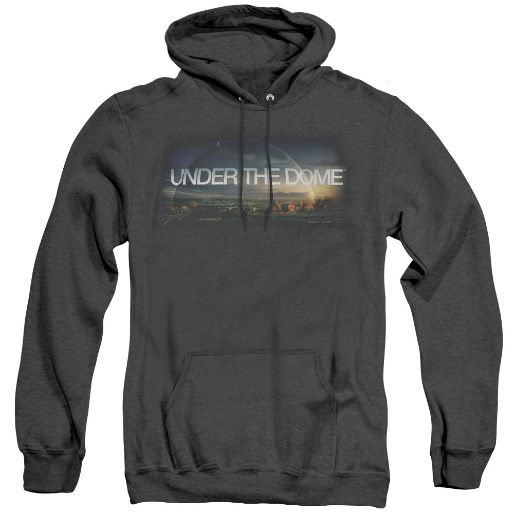 Under The Dome/dome Key Art-adult Heather Hoodie-black