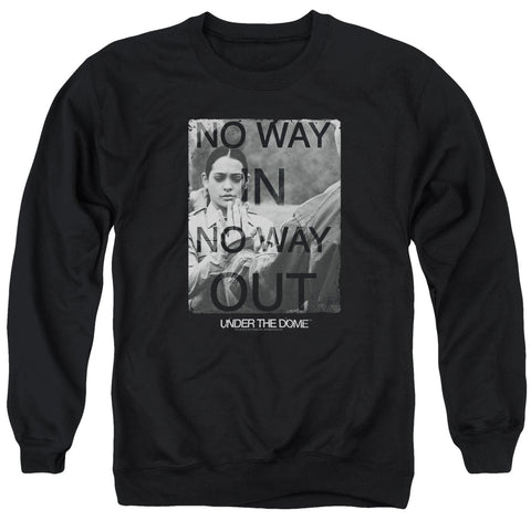 Under The Dome/trapped - Adult Crewneck Sweatshirt - Black
