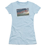 Juniors Sheer Cap Sleeve