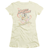 Juniors Sheer Cap Sleeve
